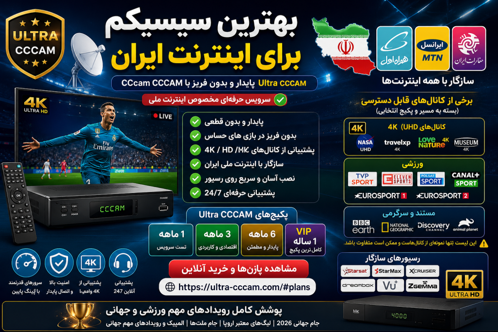 سیسیکم چیست؟ راهنمای کامل CCcam از صفر تا حرفه‌ای